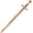 A, variant on Armory Replicas 41-Inch Wooden Medieval-Style Costume Prop for Display and Events