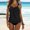 Black, variant on RYDCOT Women's Swimsuits Tankini with Shorts Two Piece Tankini Bathing Suits T-Back Blouson Swim Tops Conservative Sporty Swimwear Sale