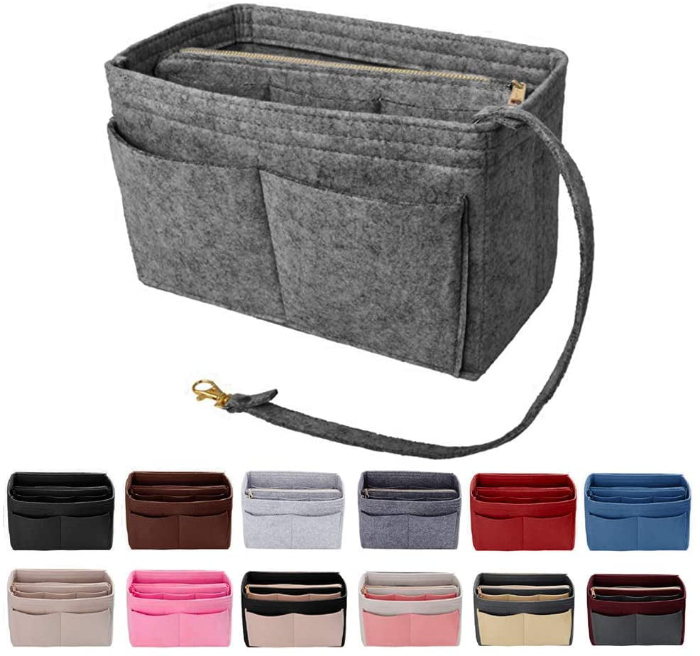 Perfect for Speedy Neverfull and More Handbag & Tote Organizer Purse Organizer Insert Bag in Bag 