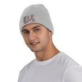 thumbnail image 5 of ZICANCN Abstract Hearts Drawing Love Knit Beanie Hat, Winter Cap Soft Warm Classic Hats for Men Women, Gray, 5 of 8