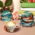 thumbnail image 4 of Kit de posavasos Diamond Art DOTZSO con soporte para adultos, 8 unidades, 4 of 6