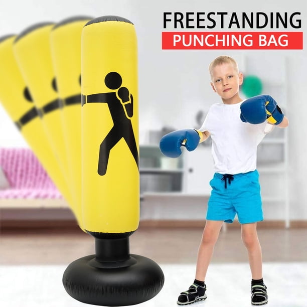 Boxeo, Saco De Boxeo Inflable Independiente De 1,6 M Saco De Boxeo Inflable Saco De Boxeo Inflable Muyoka Hogar