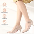 thumbnail image 3 of 3 pares de correas para zapatos de mujer Cordones desmontables transparentes Tacones altos Correas de zapatos antideslizantes Accesorios para zapatos, 3 of 4