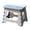 Blue, variant on Foldable Portable Small Stool, Compact Outdoor Camping Chair, Lightweight Foldable Seat for Adults, Ideal for Camping, Fishing, Travel, Train Rides, Indoor Relaxation and Outdoor Picnic Use