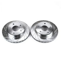 Power Stop AR8763XPR Evolution Drilled & Slotted Rotors -Front