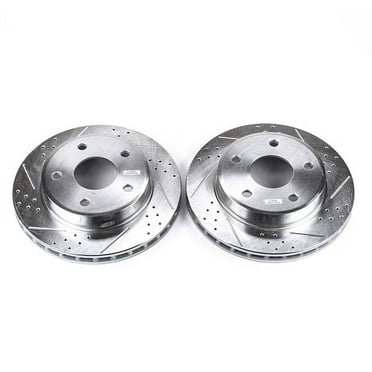 Power Stop AR8763XPR Evolution Drilled & Slotted Rotors -Front
