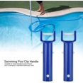 thumbnail image 5 of Clip de Clip para piscina, 2 uds., azul, Clip en forma de V para piscina, mango de cabezal de cepillo, accesorios de repuesto para piscina, duradero ER, 5 of 5