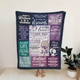 thumbnail image 4 of Niece Throw Blanket 50''''x60'''', Niece Gift for Woman on Birthday Graduation, to My Niece Gift, Niece Gift from Auntie, Gift for Niece Granddaughter Girl from Aunt Uncle, Best Niece Gift Ideas, 4 of 6