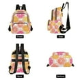 thumbnail image 4 of FORMRS Mini Backpack Purse for Women Quilted Travel Daypack Casual Shoulder Bag, Orange Grapefruit Slices, 4 of 7