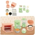thumbnail image 2 of KUFptva Cooker Toy Set Figure Model Realistic Juicer Oven Dollhouse Pretend Girls Juicer Oven Model Toy, 2 of 7
