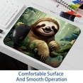 thumbnail image 6 of Sloth Printed Square Desk Pad, 8.3x9.8 Inch Non-Slip Rubber Bottom Gaming Mousepad, Desk Mat for Office and Gaming, 6 of 6