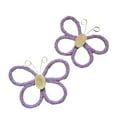 thumbnail image 4 of CoudarTitie 2 Pieces Butterfly Wall Art Decor Boho Decorative Modern Wall Hanging Decoration Purple, 4 of 9