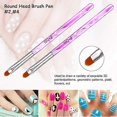 thumbnail image 4 of Set of 7 brushes for acrylic nails and UV gel application, 4 of 5