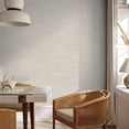 thumbnail image 5 of Tempaper Textured Horizontal Faux Grasscloth Beige Peel and Stick Wallpaper, 20.5" x 16.5', 5 of 7