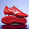 thumbnail image 2 of Zapatos de fútbol para hombre y niño, botas de fútbol TF/FG, tacos para entrenamiento de césped, exteriores, antideslizantes, ultraligeros, transpirables, Unisex, 2 of 4