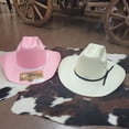 thumbnail image 3 of Twister Kid's Vented Western Straw Hat T7100348, 3 of 7