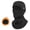Black, variant on Cold Weather Balaclava Ski Mask for Men Windproof Thermal Winter Scarf Mask Women Neck Warmer Hood for motorcycling