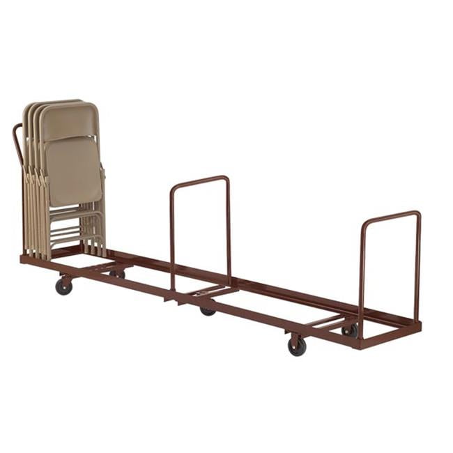 NPS® Folding Chair Dolly For Vertical storage, 50 Chair Capacity