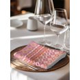 thumbnail image 6 of Pink Orange Boho Cloth Napkins Set of 8 Reusable Dinner Napkins, Vintage Ethnic Tribe Abstract Art Cocktail Napkin Washable Table Napkins for Wedding/Holiday Party/Baby Shower 20"x20", 6 of 7
