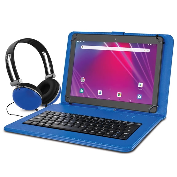 Ematic EGQ239BDBU 10.1 Tablet - Android 8.1 Oreo - 1.5GHz - 16GB - 1GB RAM - Blue