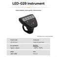 thumbnail image 5 of Controlador Sin Escobillas de 36 V, 48 V y 17 A con Pantalla LED G20 y Kit de Acelerador 130X para Scooter Eléctrico y Kit de Reparación de Bicicletas Eléctricas., 5 of 5