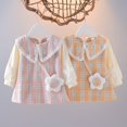 thumbnail image 5 of Uccdo Toddler Baby Girls Casual Dresses Kide Tulle Puff Sleeve Princess Party Dress 0-3T, 5 of 6