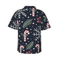 thumbnail image 4 of Christmas Men'S 3d Print Casual Button Down Shirts, Novelty Hawaiian Short Sleeves Xl, 4 of 7