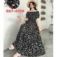 thumbnail image 5 of New Summer Dress Women Indian Clothes Cotton Linen Long Maxi Vintage Korean Casual Bohemian Floral Robe Vestidos Feminino, 5 of 5