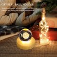 thumbnail image 3 of 2PCS LED Lights Display Bases Wooden Crystal Ball Holder USB Lamp Display Bases, 3 of 7