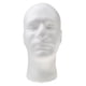 thumbnail image 1 of Cabeza de Maniquí de Espuma Soledad para Pelucas y Sombreros Blanco 30 cm, 1 of 6