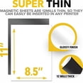 Printable Magnetic Sheets - Each 8.5â€ x 11â€ - Flexible Magnet Sheets Non Adhesive for Photo ...