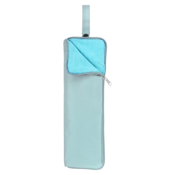 Umbrellas Bag Carry Bag 4.9"x13.4" Portable Reversible Wet Umbrella Sleeve Folding Cover Waterproof Pouch Case Sky Blue
