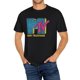 thumbnail image 1 of Camiseta cómoda de manga corta con cuello redondo y estampado de TV: camiseta deportiva de moda para hombre para verano y primavera. Estilo atlético, versátil, ajuste cómodo, ideal para regalar., 1 of 7