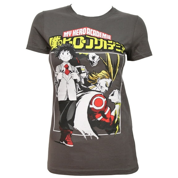 My Hero Academia Adult Juniors Izuku and All Might T-Shirt