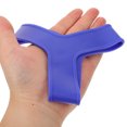 thumbnail image 2 of MERRYHAPY Diving Fins Fixed Bands 1 Pair Flexible Diving Fin Strap In Blue Color With Triangle Shape 5.5x5.5x0.12in, 2 of 8