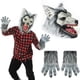 thumbnail image 1 of Máscara de Hombre Lobo con Garras de Látex SUNREEK para Halloween, 1 of 6