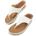 thumbnail image 6 of Ablanczoom Sandals Womens Flip Flops Non-Slip Comfortable Massage Insole Wedge Shoes, 6 of 6