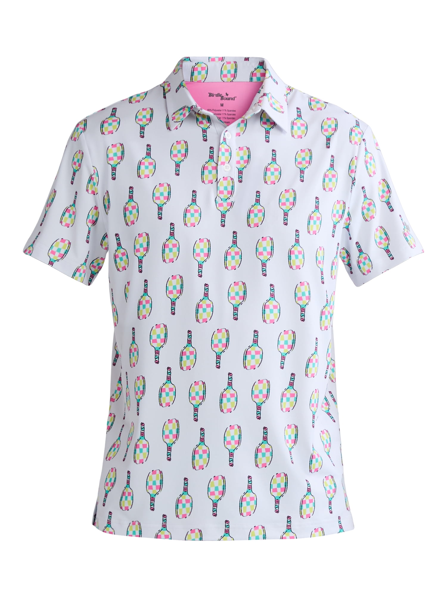 Birdie Bound Men's & Big Men's Novelty Print Golf Polo, Sizes S-5XL