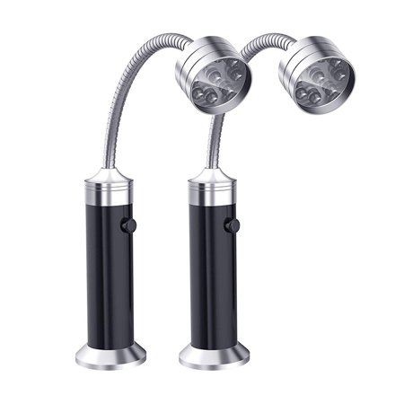 

2Pcs Flexible Barbecue Magnetic Bright 9 LEDs Light Outdoor Camping Working Lamp