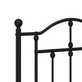 thumbnail image 4 of vidaXL Metal Headboard Black 180 cm, 4 of 4