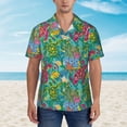 thumbnail image 4 of Daiia Turtles Hawaiian Shirt for Men Gentle Cotton Regular Short Sleeve Casual-XX-Large, 4 of 9