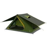 Ozark Trail 2-Person Pop up Instant Hub Tent, Green, Dimensions: 57.48"x88.58"x51.18", 7.5 lbs.