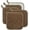 Brown, variant on 100% Cotton Kitchen Everyday Basic Terry Pot Holders Heat Resistant Coaster Potholder for Cooking and Baking Set of 5