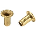 thumbnail image 1 of Unique Bargains Rivet Creux 2,5 Mm x 5 Mm à Travers le Trou Rivets Creux en Cuivre Œillets Double Face Circuit Board PCB 200 Pcs, 1 of 3