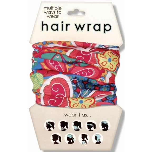 MOD PRINT BUTTERFLIES HAIR WRA