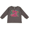 thumbnail image 3 of Inktastic 2nd Birthday 2 Year Old Girls Girls Long Sleeve Toddler T-Shirt, 3 of 5