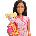 thumbnail image 3 of Barbie Poupée de Pédiatre Docteur Ensemble de Jeu Accessoires Sarraus Roses Neuf avec Boîte, 3 of 6