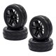 thumbnail image 5 of 4x Neumáticos de goma Accesorio 12 mm Rueda hexagonal Neumático Neumático 66 mm Reemplazo, Ruedas de automóvil Llanta para 1:10 RC Modelo de automóvil Hugo neumáticos de coche rc, 5 of 8