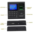 thumbnail image 2 of Time Attendance Machine Fingerprint Password Time Clock for Employee with Finger Scan, RFID and PIN, 2 of 5