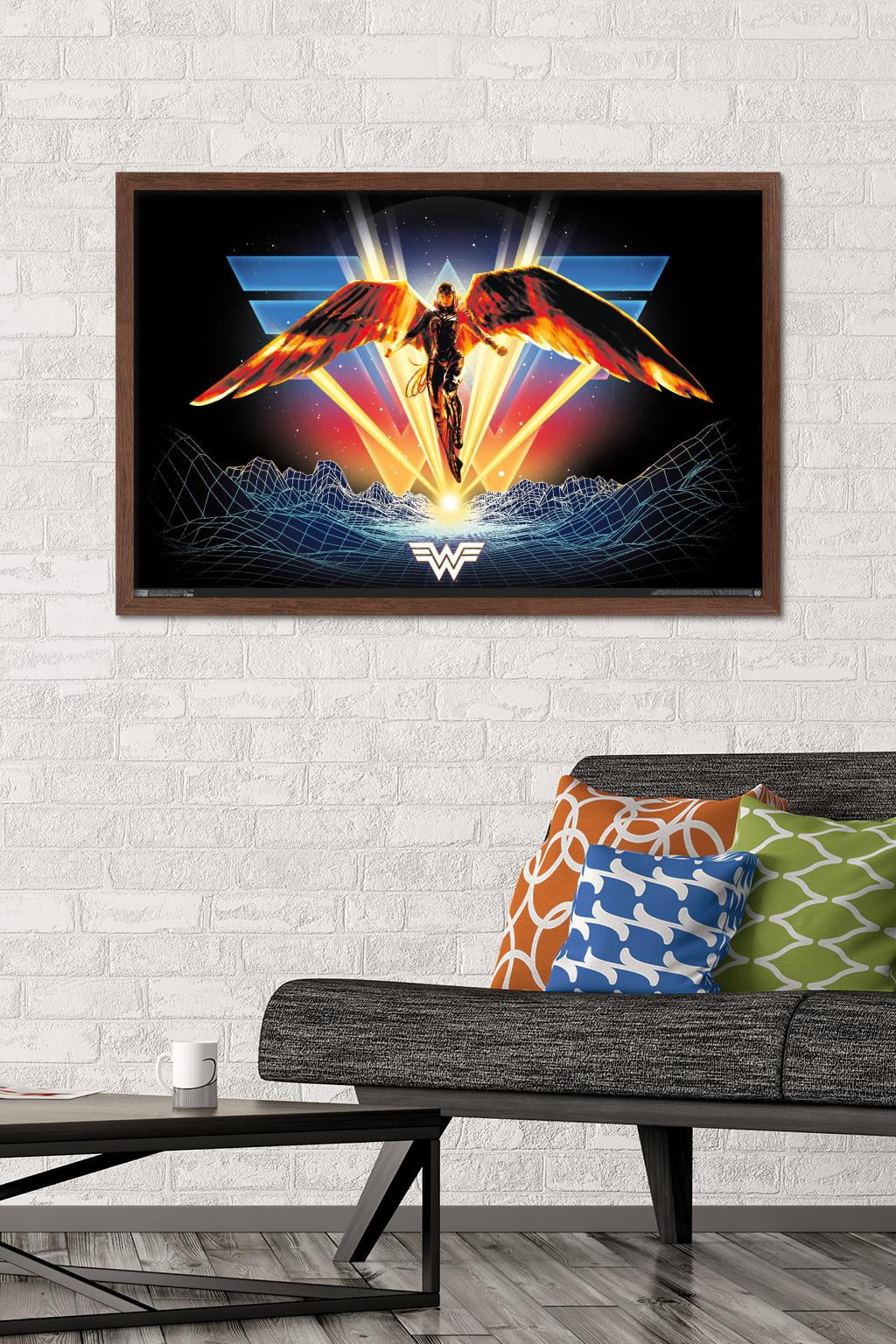 DC Comics Movie - Wonder Woman 1984 - Wings Wall Poster, 22.375" x 34", Framed